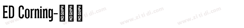 ED Corning字体转换
